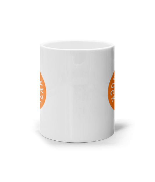 11oz Mug Orange Round Team MSR Logo #2