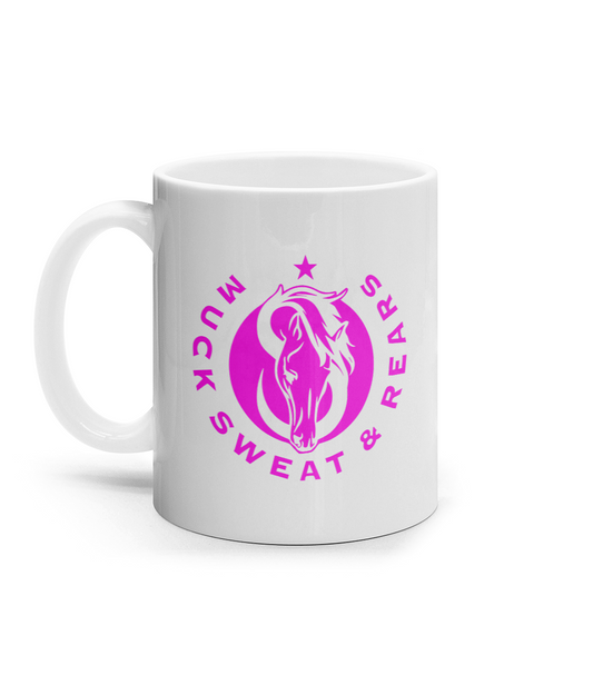 11oz Mug Pink Round Team MSR Logo #3