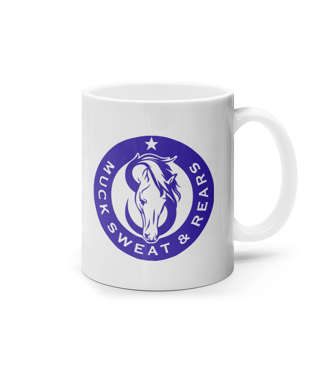 11oz Mug Blue Round Team MSR Logo #2