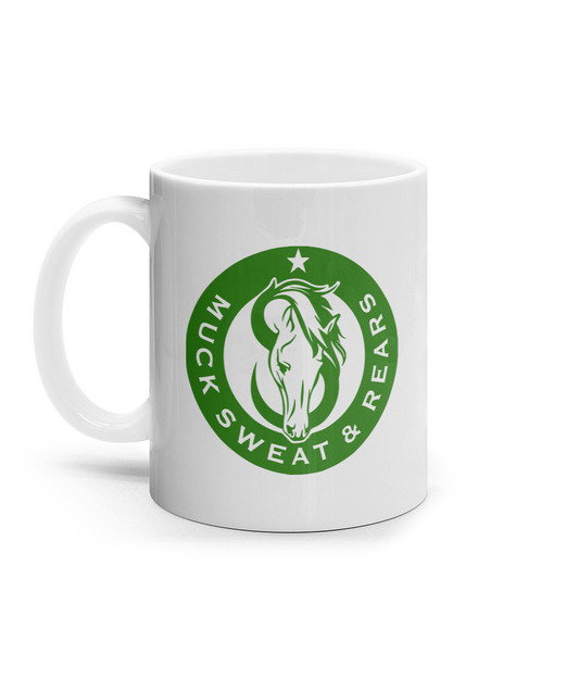 11oz Mug Green Round Team MSR Logo #2