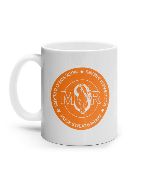 11oz Mug Orange Round Team MSR Logo #1