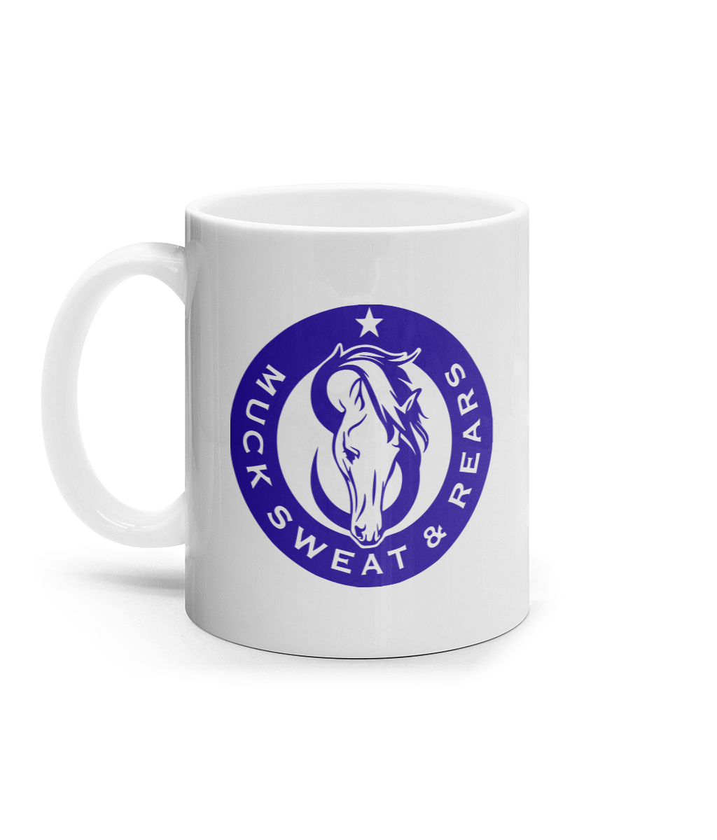 11oz Mug Blue Round Team MSR Logo #2