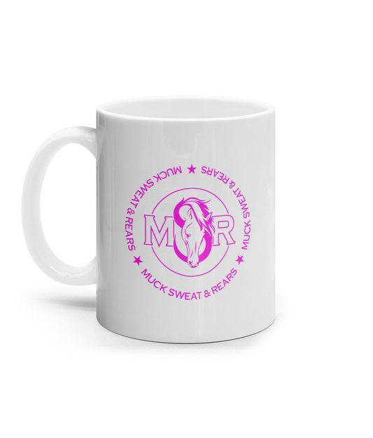 11oz Mug Pink Round Team MSR Logo #4