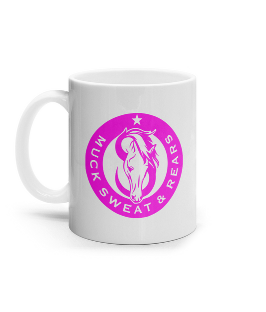 11oz Mug Pink Round Team MSR Logo #2