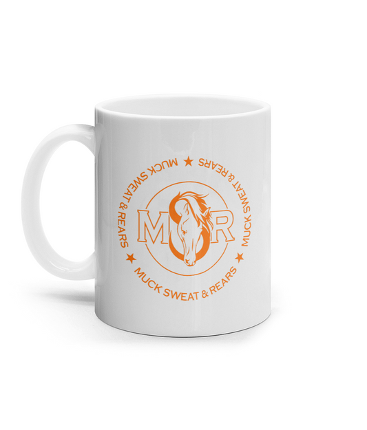 11oz Mug Orange Round Team MSR Logo #4