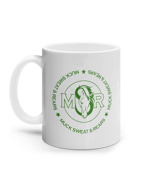 11oz Mug Green Round Team MSR Logo #4