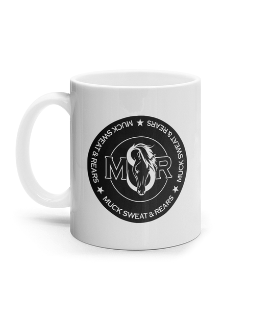 11oz Mug Black Round Team MSR Logo #1