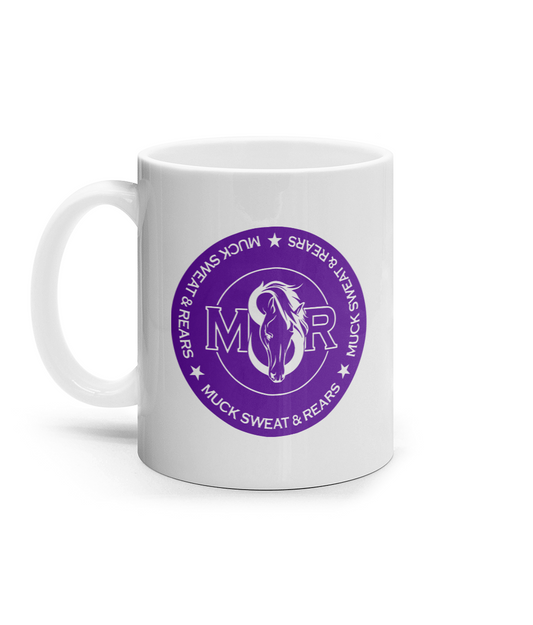 11oz Mug Purple Round Team MSR Logo #1