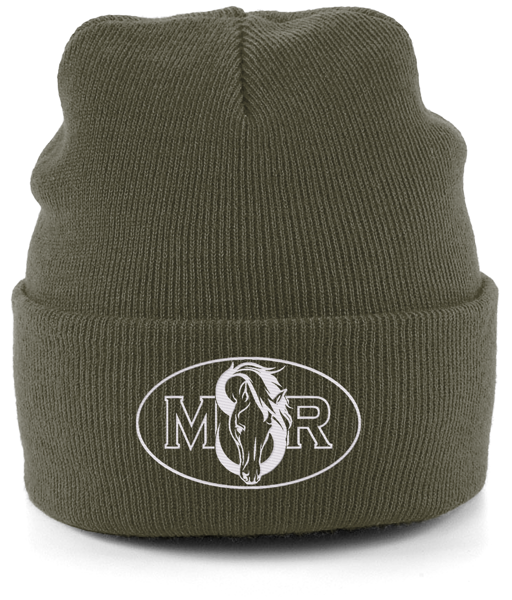 White Oval Logo Team MSR Beanie